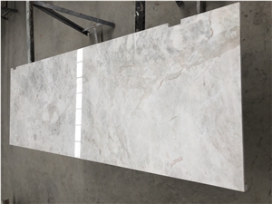 Van Gogh White Marble Stone Top Hotel Desk Design