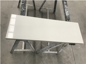 White Quartz Bathroom Towel Rack Stone Tops Design