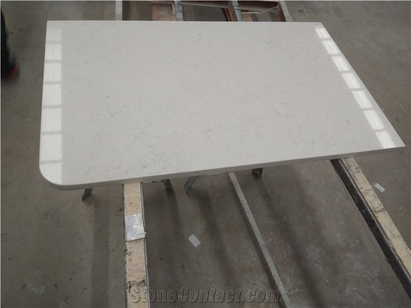 White Quartz Stone Countertops Luggage Bench Tops