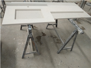 White Quartz Stone Prefab Bathroom Vanity Tops White Quartz Stone Prefab Bathroom Vanity Tops