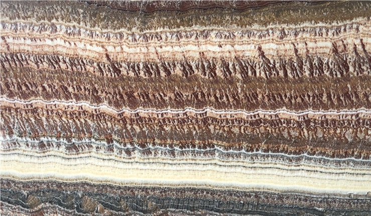 Wooden Vein Ruby Onyx Slab Tile for Wall and Floor
