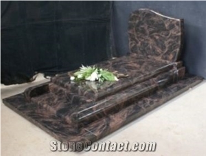 Indian Aurora Granite Funeral Monuments