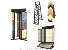 A Frame Tile Display Racks Stone Mosaic Shelves