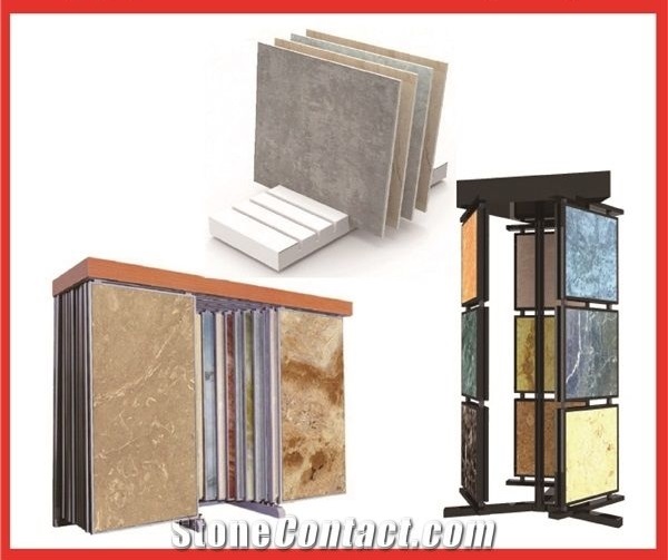 A Frame Tile Display Racks Stone Mosaic Shelves
