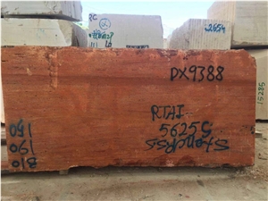 Arizona Rojo Red Travertine Polished Slabs &Blocks