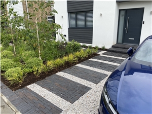 Black Basalt Pool Coping Paver Bullnose Tread G684