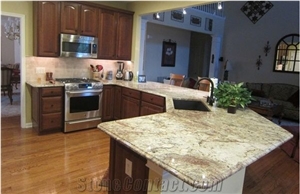 Brazil Typhoon Bordeaux Granite Slabs