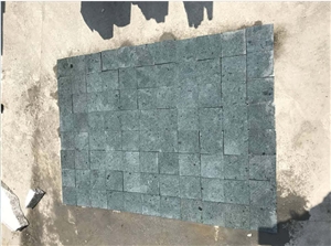 China Green Sukabumi Cutting Matte Pool Stone