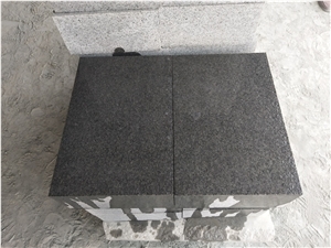China Hebei Black Surface Flamed Paving Stone