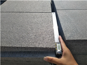 China Hebei Black Surface Flamed Paving Stone
