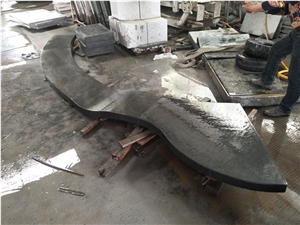 Chinese Shanxi Black Granite Flamed Paving Stone