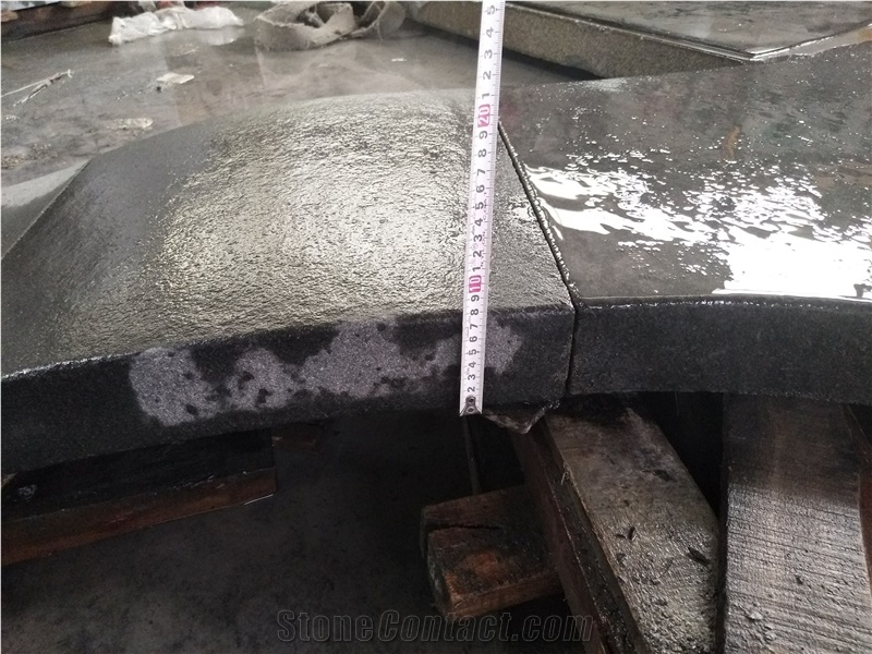 Chinese Shanxi Black Granite Flamed Paving Stone