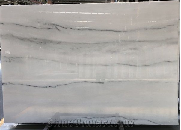 Classic White, Elegant White Marble Slab for Hotel