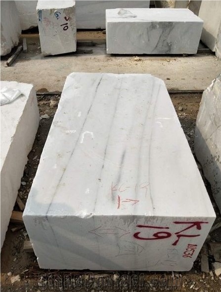 Classic White, Elegant White Marble Slab for Hotel