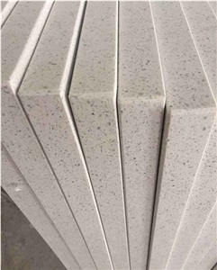 Crystal White Color Quartz Slabs