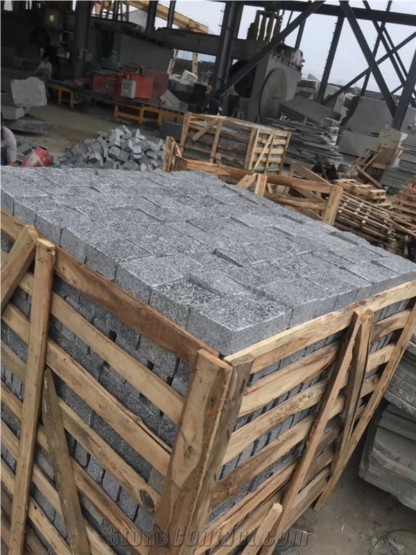 Dark Grey G654 Sesame Black Granite Slabs