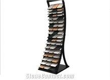 Displays Tower Natural Stone Sample Rack Stand