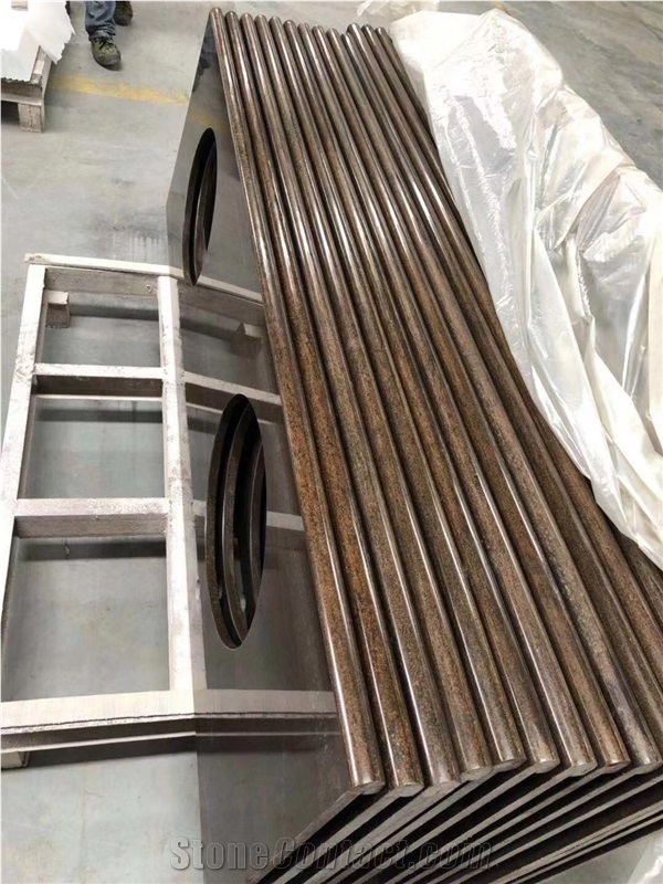 Fantasy Brown Sri Lanka Granite Slabs Tile for Worktop
