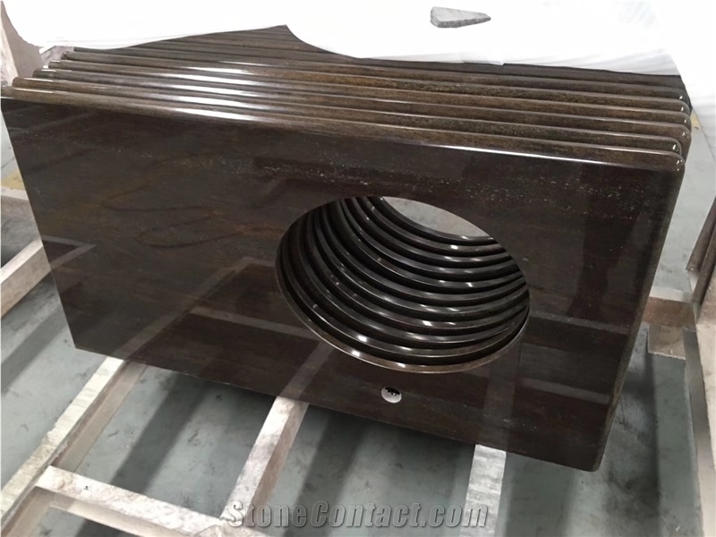 Fantasy Brown Sri Lanka Granite Slabs Tile for Worktop