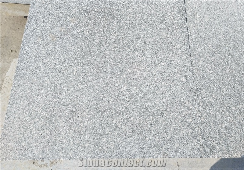 G343 Shandong Gray Granite Flamed Floor Covering