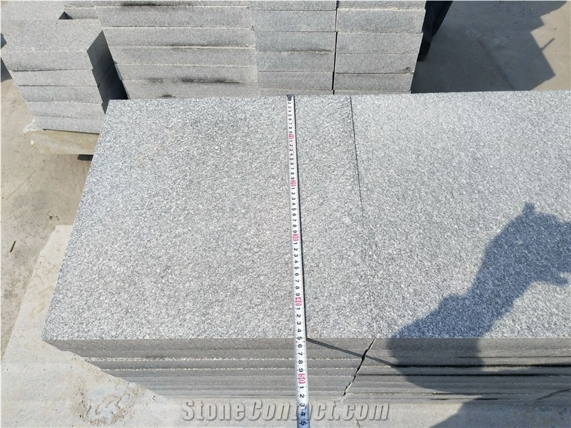 G343 Shandong Gray Granite Flamed Floor Covering