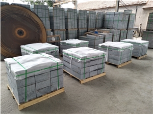 G343 Shandong Grey Granite Bush Hammered Pavings
