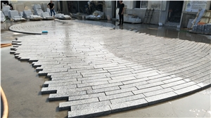 G358 China Muping Grey Surface Flamed Paving Stone