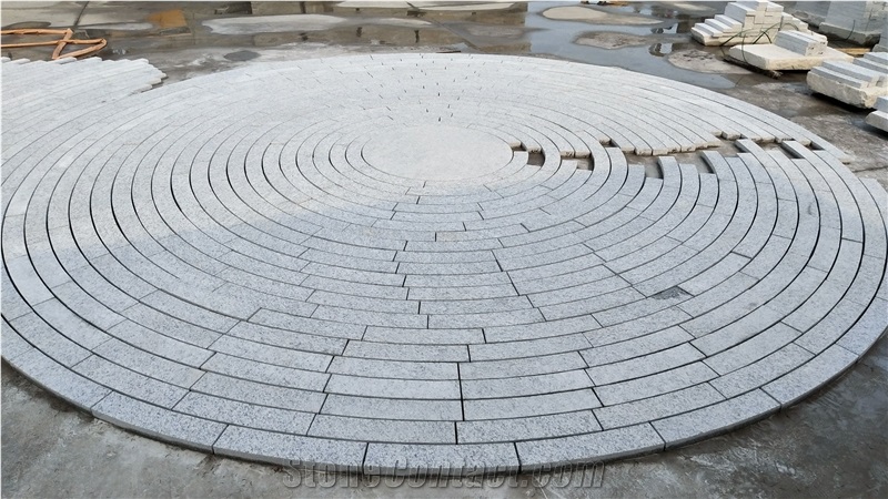 G358 China Muping Grey Surface Flamed Paving Stone