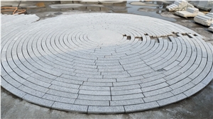 G358 China Muping Grey Surface Flamed Paving Stone