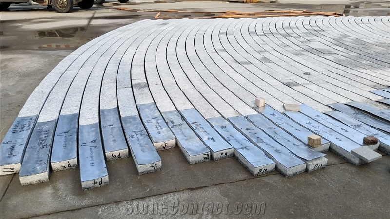 G358 China Muping Grey Surface Flamed Paving Stone