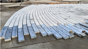 G358 China Muping Grey Surface Flamed Paving Stone