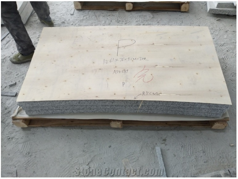 G623 China Grey Granite Flamed Stair Treads