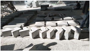 G623 Chinese Grey Granite Bush Hammered Curbstone