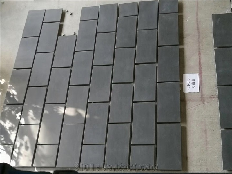 G654 Tumbled Flamed Granite Paver Blind Cube Stone