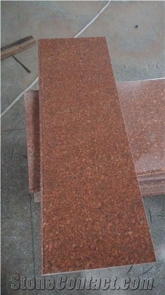 G683 Slabs & Tiles & Skirting, China Red Granite