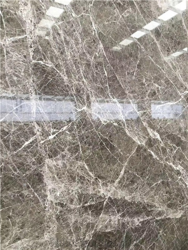 Hermes Grey Ash Gray Marble Polished Slabs & Tiles