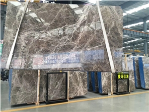 Hermes Grey Ash Gray Marble Polished Slabs & Tiles