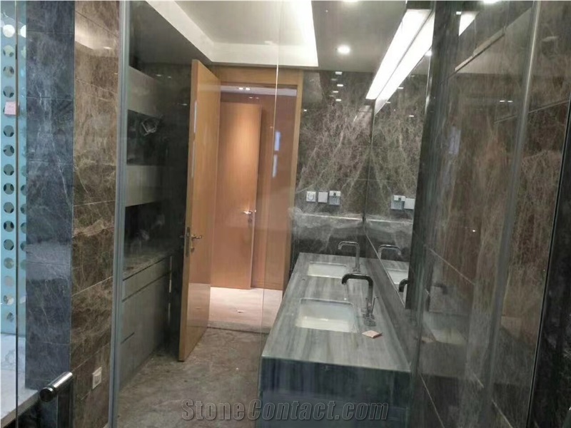 Hermes Grey Ash Gray Marble Polished Slabs & Tiles