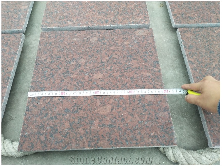 Imperial Red Granite Honed Floor Covering