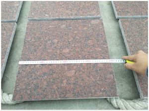 Imperial Red Granite Honed Floor Covering