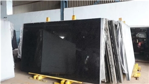 India Black Granite Blocks Polished Slabs Monument