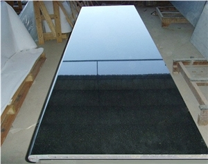 Indian Polished Black Galaxy Granite Countertop
