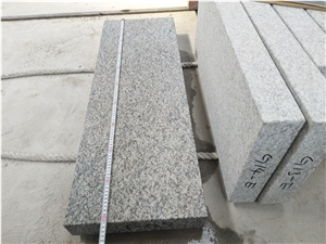 Light Grey G358 Granite Bush Hammered Pavers