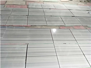 Marmara White Equator Straigt Vein Marble Slabs