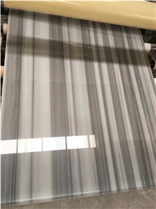 Marmara White Equator Straigt Vein Marble Slabs