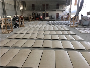 Moca Cream Limestone  Slabs Creme Beige  Facades