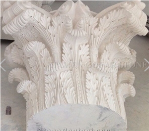 Moca Creme Limestone Porch Column Pillar Entrance