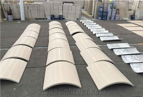 Moca Creme Limestone Porch Column Pillar Entrance