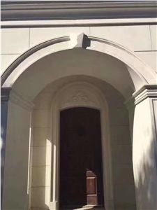 Moca Creme Limestone Porch Column Pillar Entrance