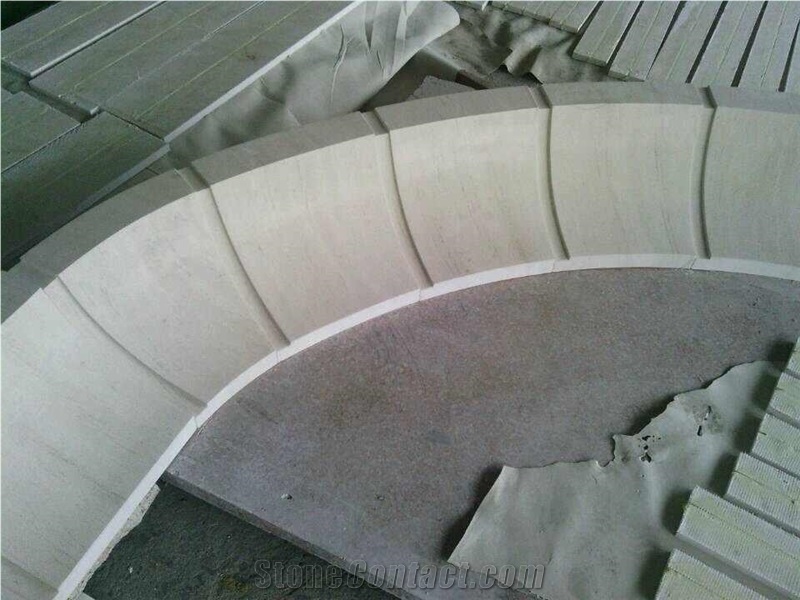 Moca Creme Limestone Porch Column Pillar Entrance